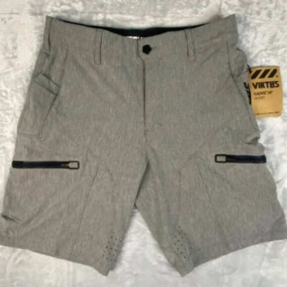 Viktos Kadre XP Shorts Mens 34 Gray Outdoor Tactical Hiking Vented Stretch Cargo - Picture 1 of 4